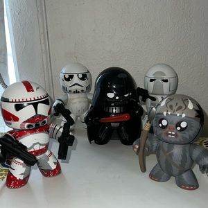 STAR WARS MIGHTY MUGGS FIGURE Lot of 5
